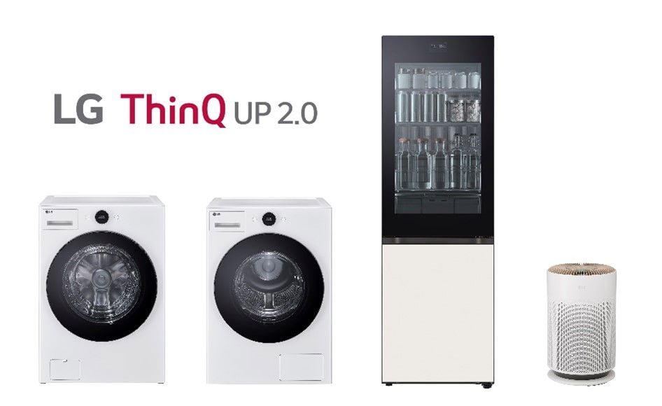 Advert for LG ThinQ
