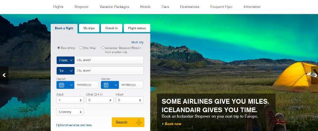 Icelandair-Website